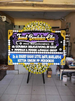 Papan Bunga di Kantor Bupati Mataram